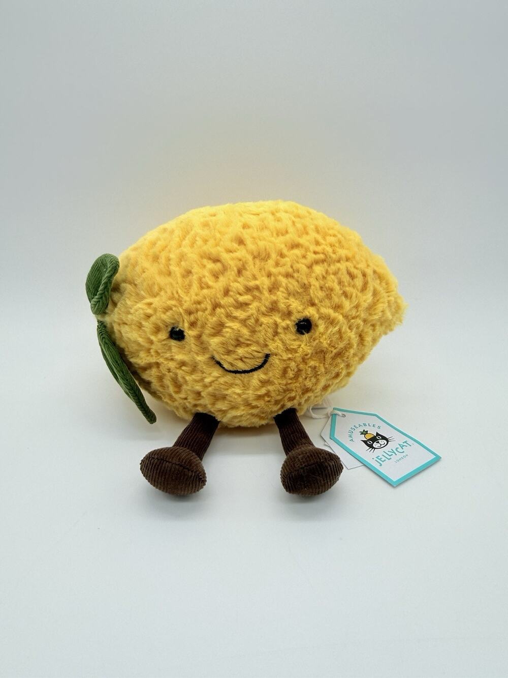 Jellycat Amuseable Lemon Small 100% Authentic NWT No Dust Bag